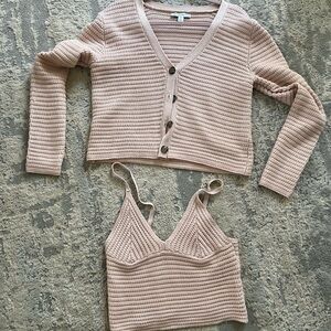 And Now This Blush Pink Sweater and Halter ins Medium